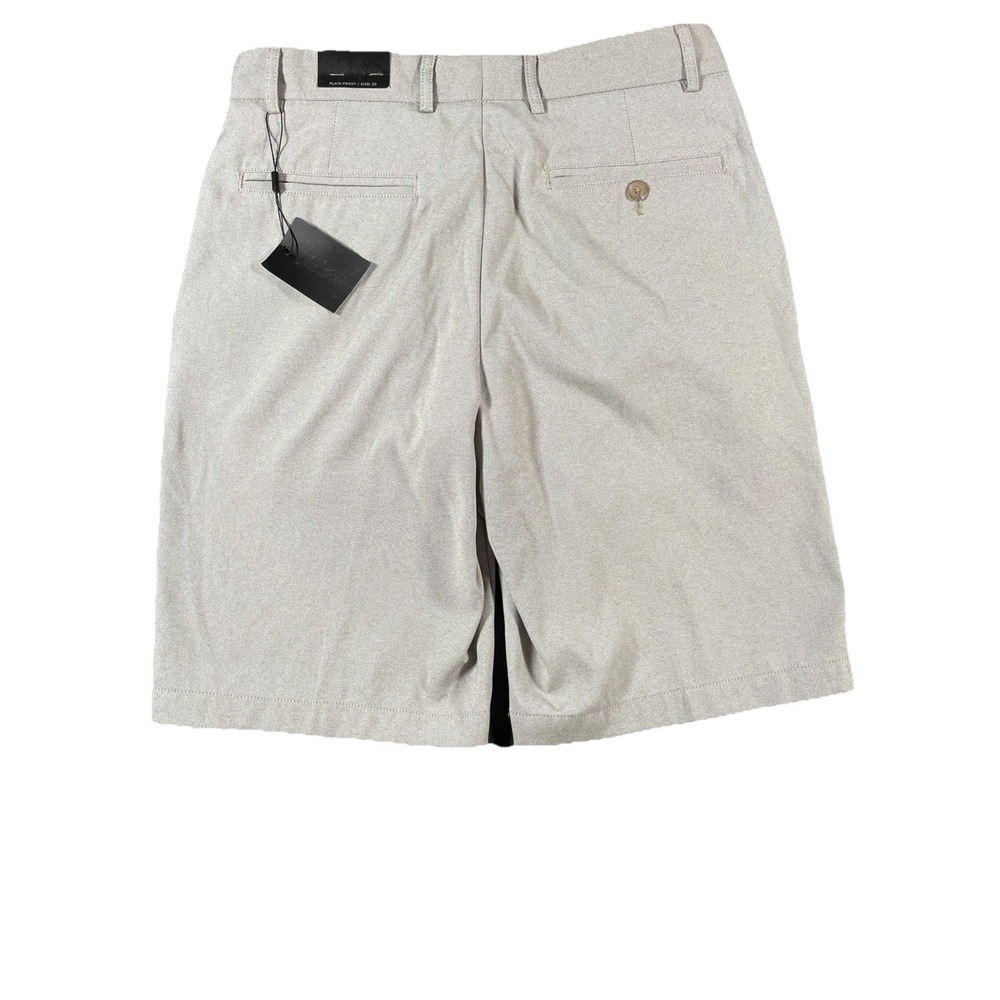 Walter Hagen Oxford Shorts Men Sz 30 Chino Khaki Bungee Golf‎ Athleisure NWT - Picture 4 of 11